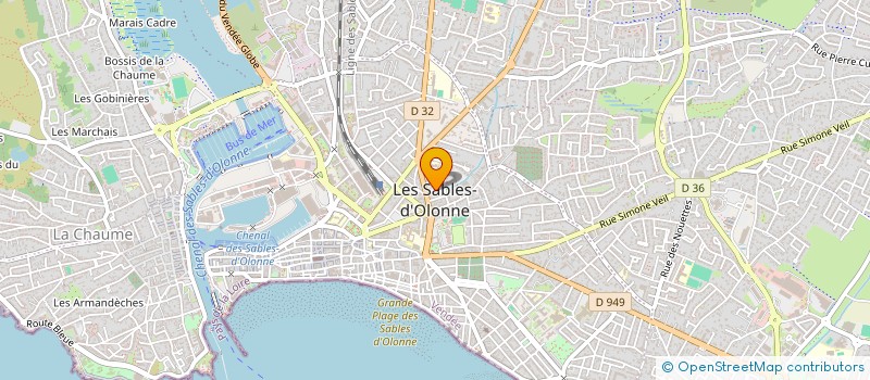 localisation de l'entreprise TAVIRP à LES SABLES D'OLONNE