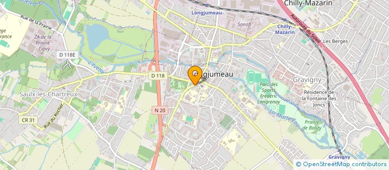 localisation de l'entreprise TAVOLIA à LONGJUMEAU