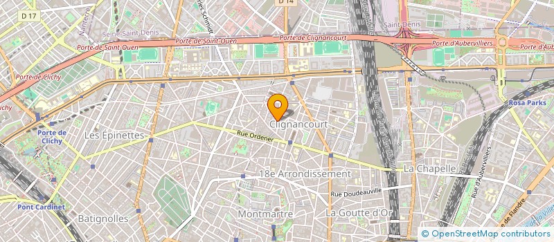 localisation de l'entreprise TAVOLINE  PARIS