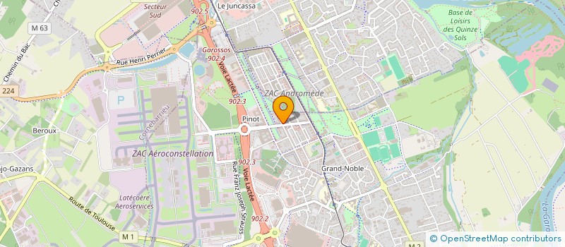 localisation de l'entreprise TAVONOU  BLAGNAC