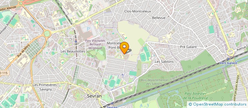 localisation de l'entreprise TAWAKOUL ENERGY HD à SEVRAN
