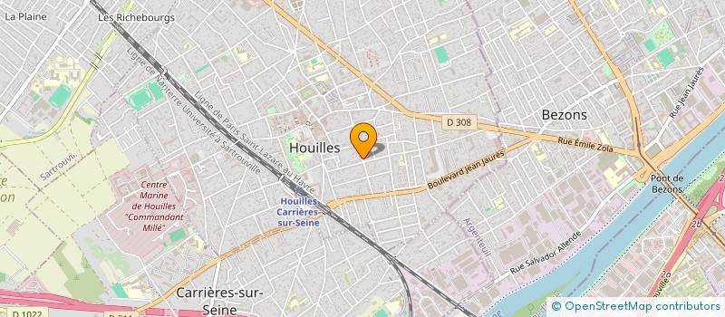 localisation de l'entreprise TAWAT  HOUILLES