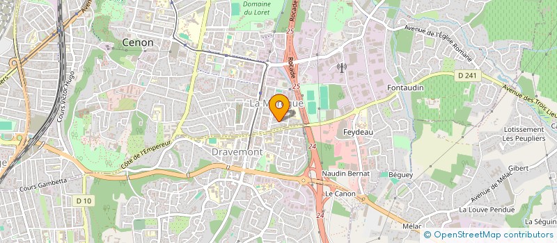 localisation de l'entreprise TAWOK à CENON