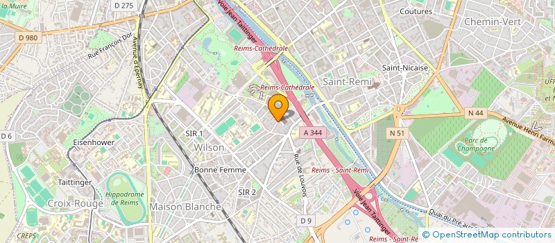 localisation de l'entreprise TAX'HIPPOLYTE  REIMS