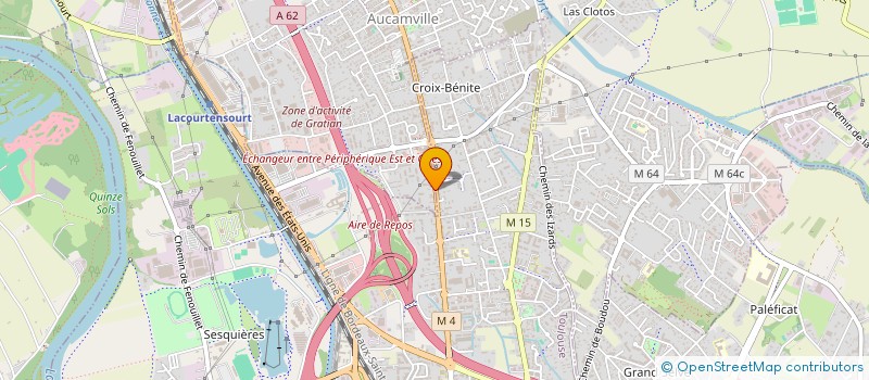 localisation de l'entreprise TAX'IN TOULOUSE à AUCAMVILLE