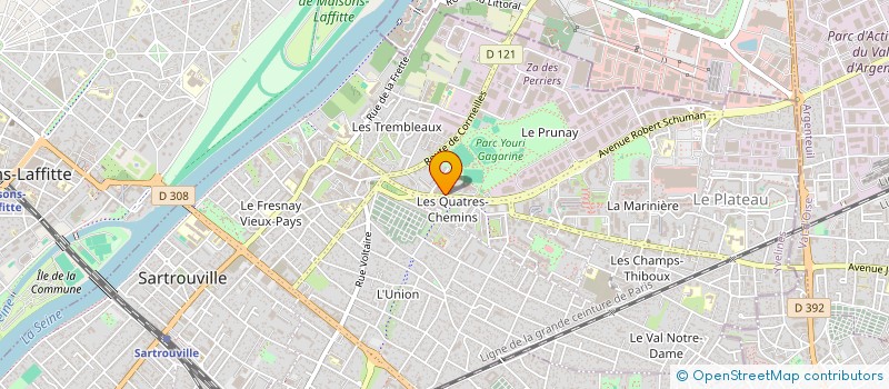 localisation de l'entreprise TAX6+  SARTROUVILLE