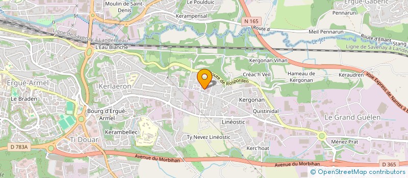 localisation de l'entreprise TAXCONSULT à QUIMPER