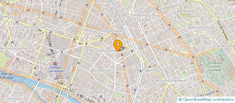 localisation de l'entreprise TAXEVISION  PARIS