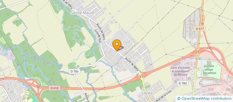 localisation de l'entreprise TAXI 10 EXPRESS  SAINTE-MAURE