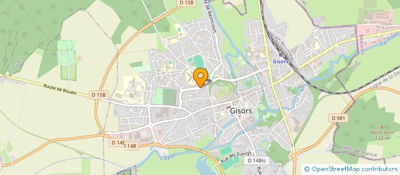 localisation de l'entreprise TAXI 2 GOURNAY EN BRAY à GISORS