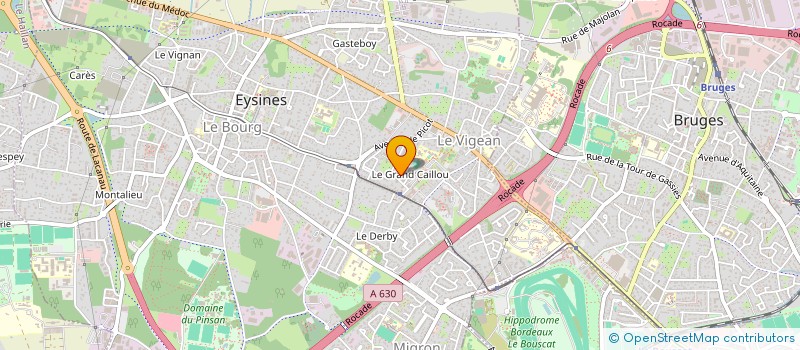 localisation de l'entreprise TAXI 3S à EYSINES
