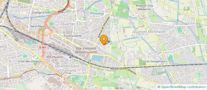 localisation de l'entreprise TAXI 44 AVIGNON  AVIGNON