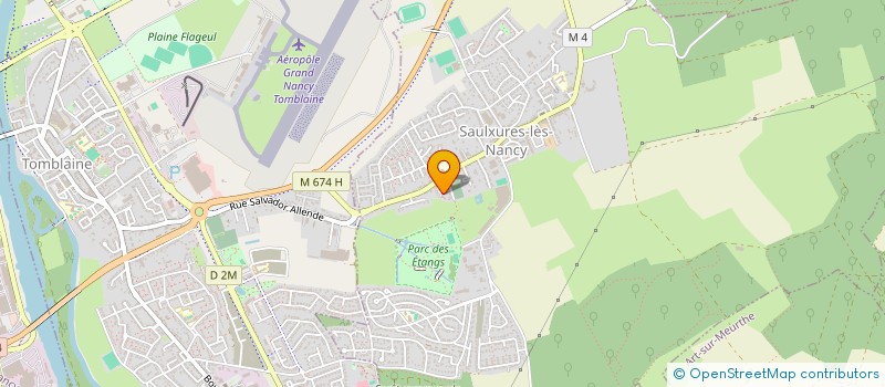 localisation de l'entreprise TAXI 54  SAULXURES-LES-NANCY