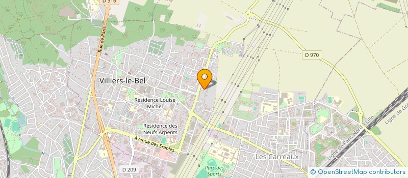 localisation de l'entreprise TAXI 60 à SEVRAN