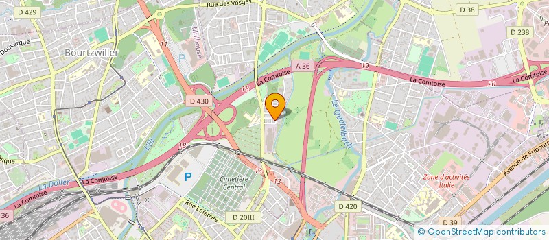 localisation de l'entreprise TAXI 68 MULHOUSE SH  ILLZACH