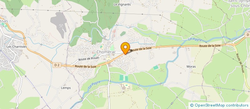 localisation de l'entreprise TAXI-7  CHOMERAC