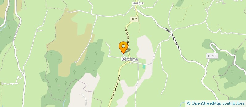 localisation de l'entreprise TAXI-7 COTE BESSON  CHOMERAC