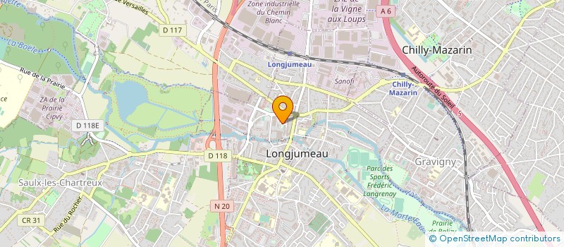 localisation de l'entreprise TAXI 91 STEPHANE GERVAIS à LONGJUMEAU