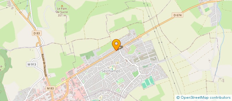 localisation de l'entreprise TAXI A TEMPS SERVICE  SEICHAMPS