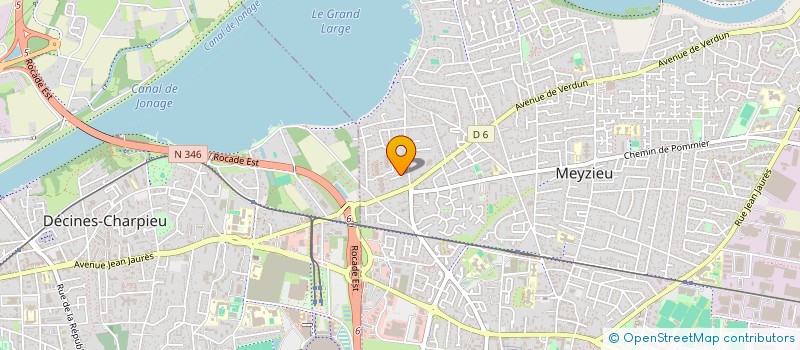 localisation de l'entreprise TAXI AA à DECINES-CHARPIEU