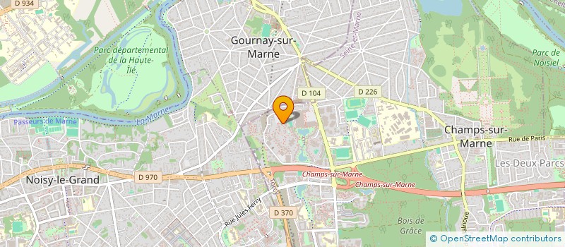localisation de l'entreprise TAXI ABD TPMR  CHAMPS-SUR-MARNE