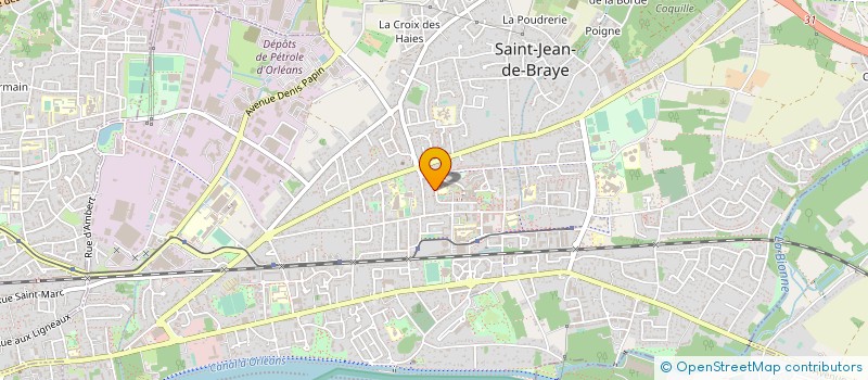 localisation de l'entreprise TAXI ADA à SAINT-JEAN-DE-BRAYE