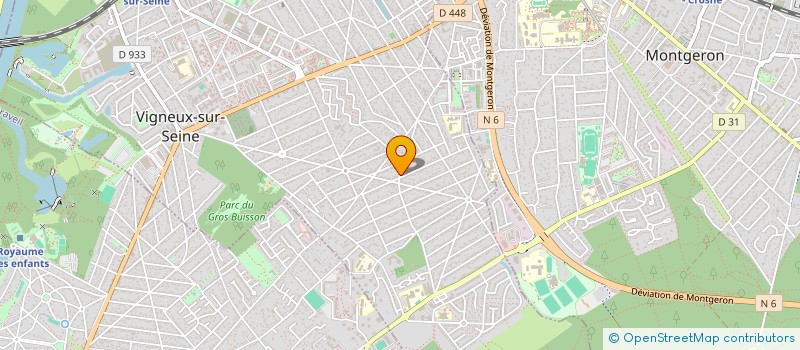 localisation de l'entreprise TAXI AERO 94  VIGNEUX-SUR-SEINE