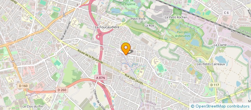 localisation de l'entreprise TAXI AF 49  TRELAZE