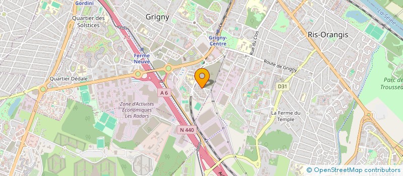 localisation de l'entreprise TAXI AHMADOUCH à GRIGNY