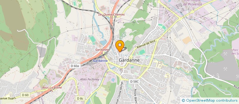 localisation de l'entreprise TAXI AIDAN à GARDANNE