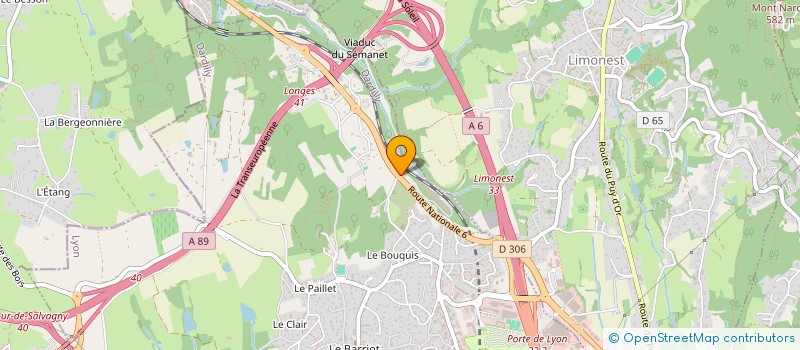 localisation de l'entreprise TAXI AJ69  DARDILLY