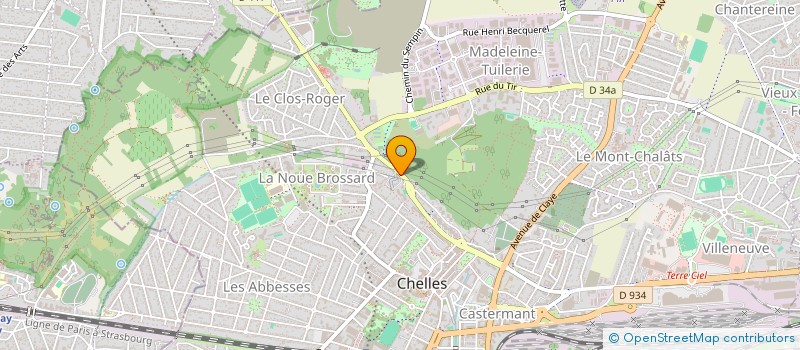 localisation de l'entreprise TAXI ALAIN  CHELLES