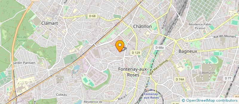 localisation de l'entreprise TAXI ALAIN à FONTENAY-AUX-ROSES