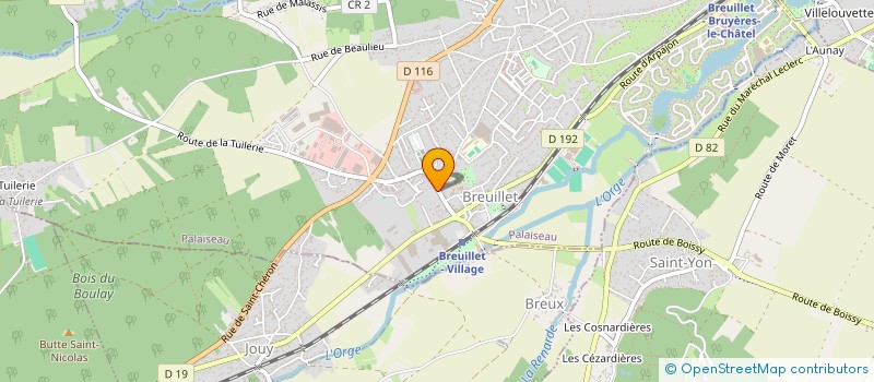 localisation de l'entreprise TAXI ALAIN GOMES à BREUILLET