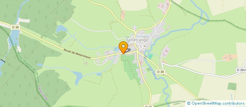 localisation de l'entreprise TAXI+ ALEX  FENETRANGE