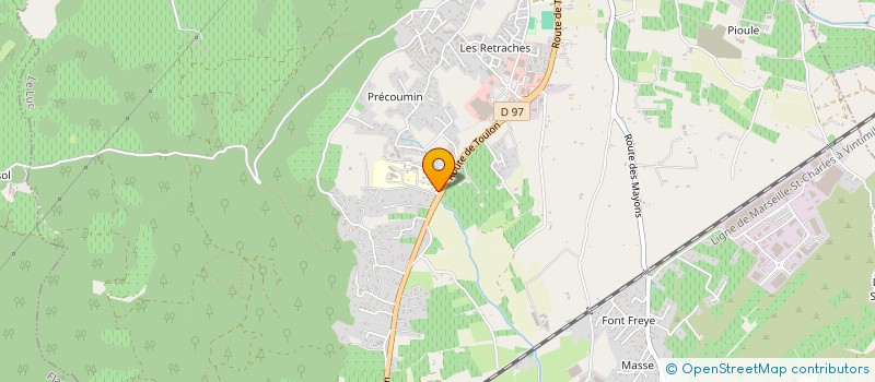 localisation de l'entreprise TAXI ALEXANDRE  LE LUC