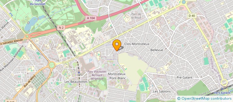 localisation de l'entreprise TAXI ALLIANCE PARIS à VILLEPINTE