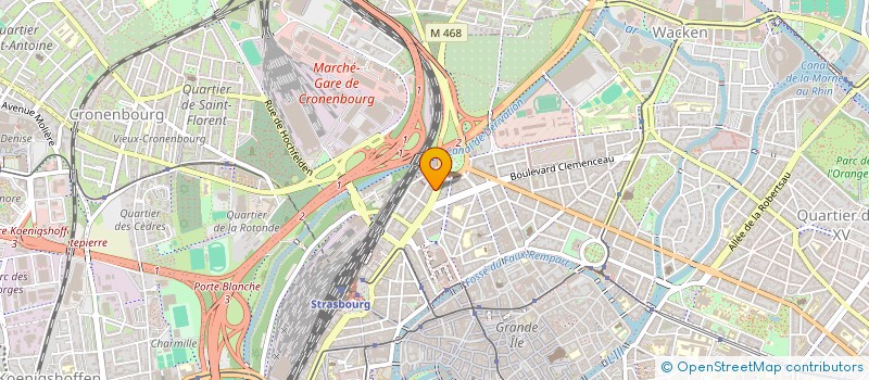 localisation de l'entreprise TAXI ALSACE PERFORMANCE  STRASBOURG