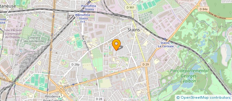 localisation de l'entreprise TAXI ALYA à STAINS