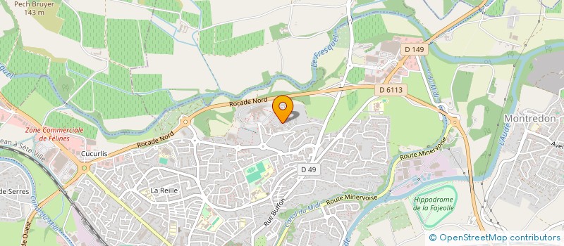 localisation de l'entreprise TAXI AM  CARCASSONNE