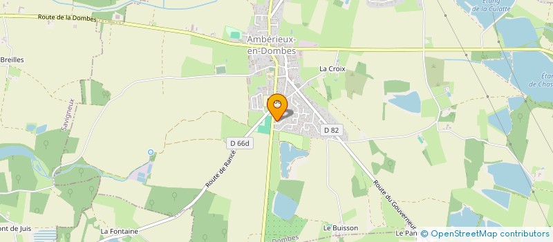 localisation de l'entreprise TAXI AMBARROIS  AMBERIEUX-EN-DOMBES