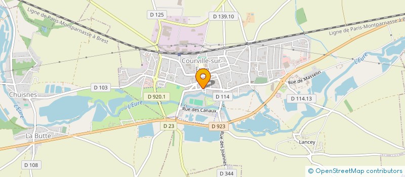 localisation de l'entreprise TAXI AMBULANCE BARON à COURVILLE-SUR-EURE