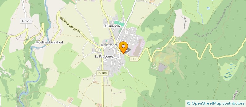 localisation de l'entreprise TAXI AMBULANCE PETITE MONTAGNE à LAVANCIA-EPERCY
