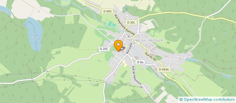 localisation de l'entreprise TAXI AMBULANCES STRICHER GUARDIA à CIREY-SUR-VEZOUZE