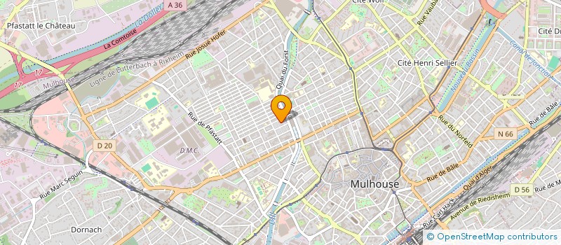 localisation de l'entreprise TAXI AMIGO  MULHOUSE