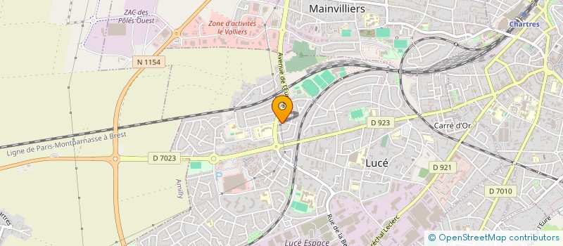 localisation de l'entreprise TAXI AMILLY 28 à LUCE