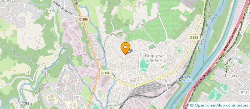 localisation de l'entreprise TAXI AMMI  GRIGNY-SUR-RHONE