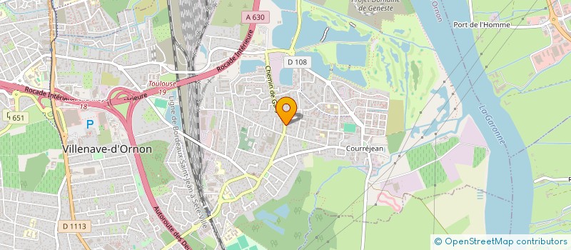 localisation de l'entreprise TAXI AMT 33  VILLENAVE-D'ORNON