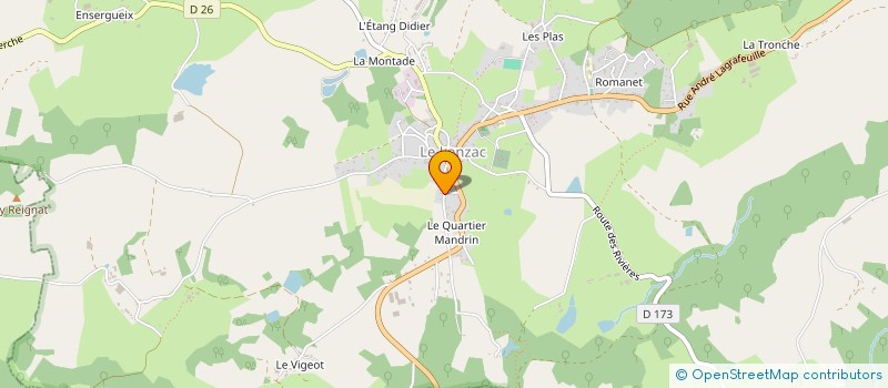 localisation de l'entreprise TAXI ANAIS LE LONZAC  LE LONZAC