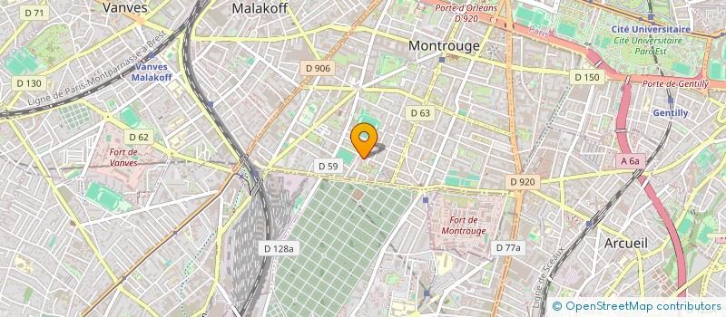 localisation de l'entreprise TAXI ANGAH  MONTROUGE